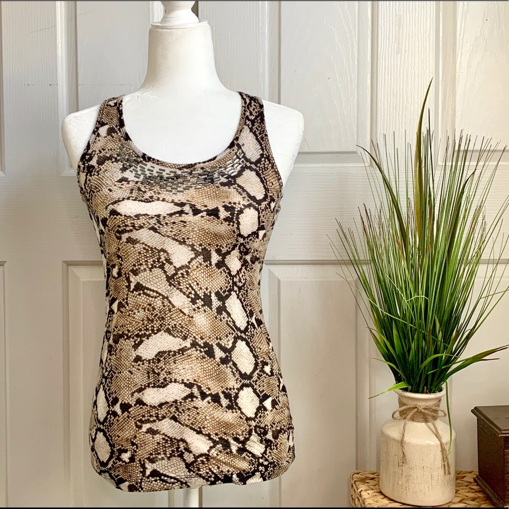 🦋 3 for 25 🦋 GGPX  Snakeskin print sleeveless